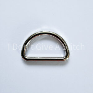 1" D Ring - Silver - Each