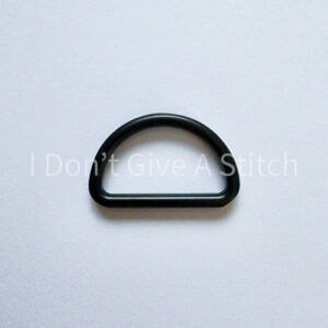 1" D Ring - Black - Each